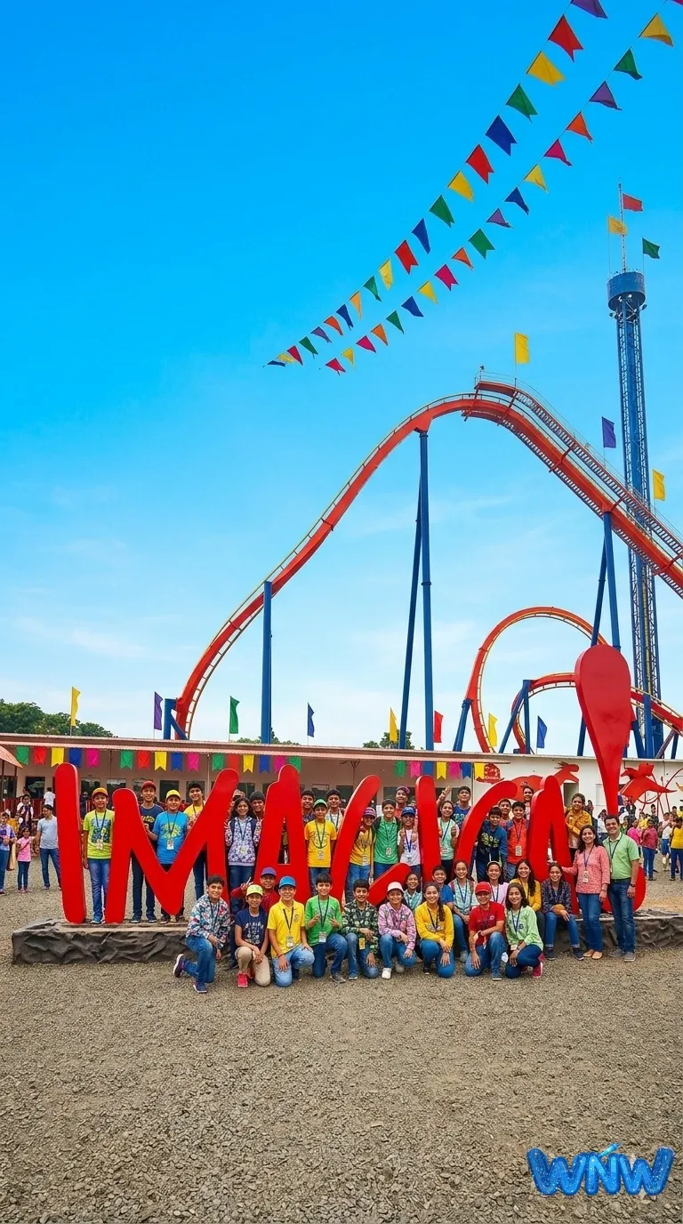 Wings and Wheels group gathered at Imagica
